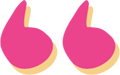 quotation marks