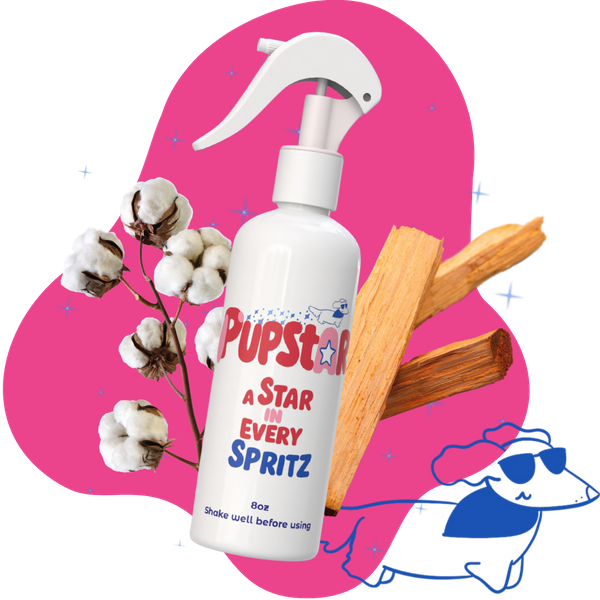 Pupstar bottle, ingredients, graphics