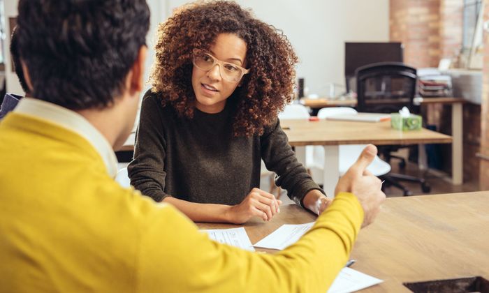 Investments & Finance Specialists working with woman