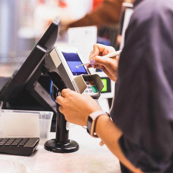 paying at pos