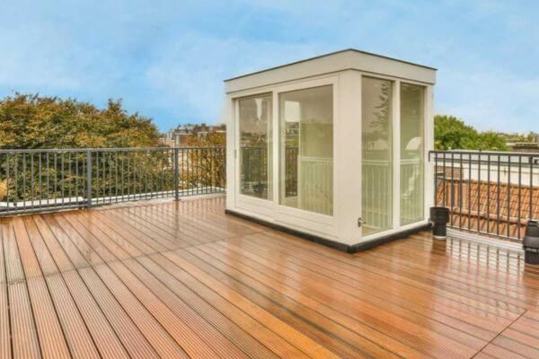 unique decking with storage