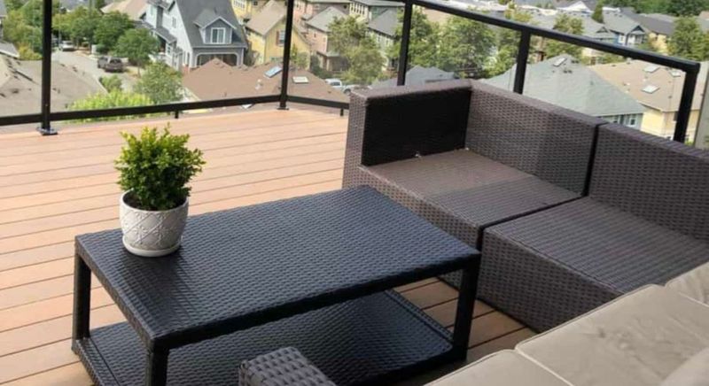 Residential wood deck 