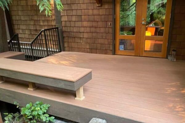 backyard deck with seating backyard deck with seating