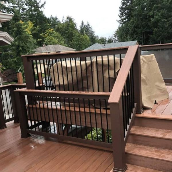 Multi floor deck in the rainy elements