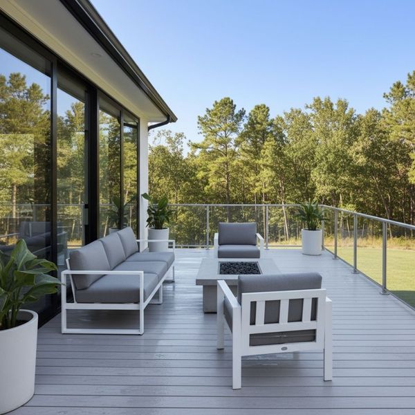 custom composite deck for a home