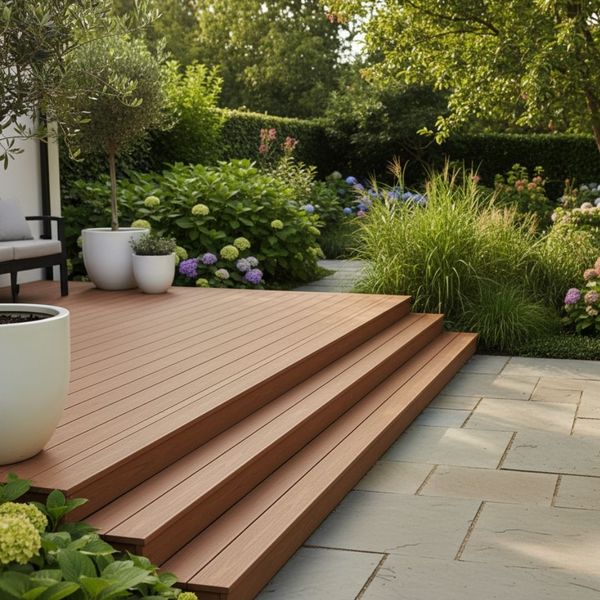 low-maintenance composite deck