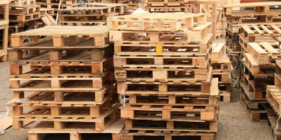 stacked pallets