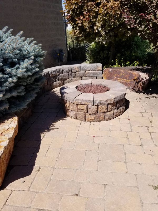 cinderblock firepit cinderblock firepit