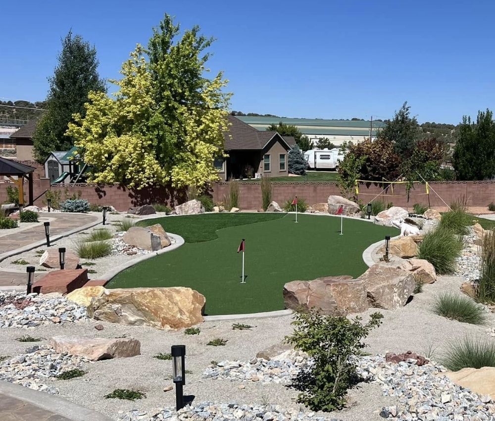 turf put put course