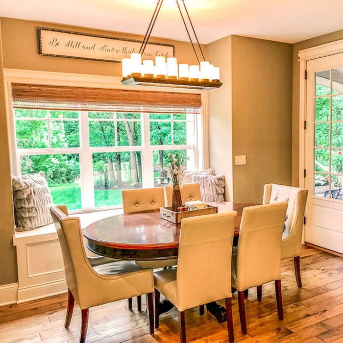 beautiful windows in a dinning room beautiful windows in a dinning room