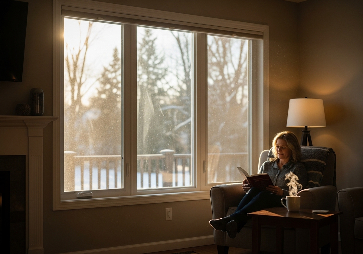 Woman Reading by the Window