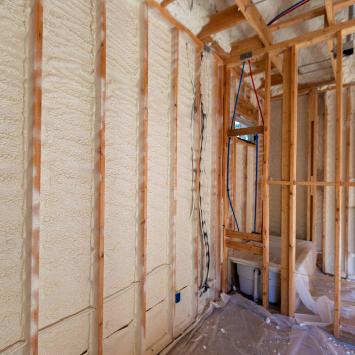 spray foam insulation in walls