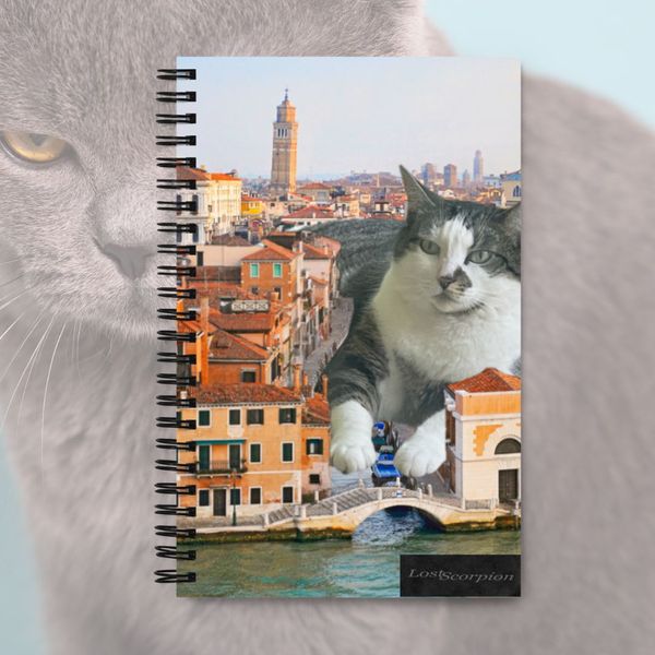 cat meme notebook