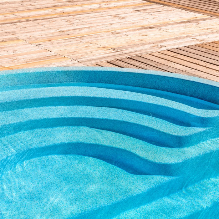fiberglass pool steps