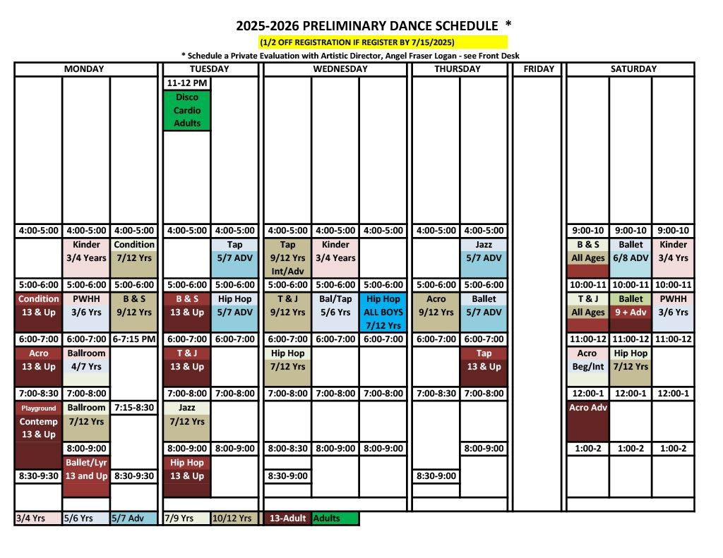 2025-2026 Semester 1 DE Schedule Final For Posting.jpg