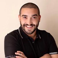 Acro instructor and professional ballet dancer Gabriel Estrada of Dance Empire of Miami