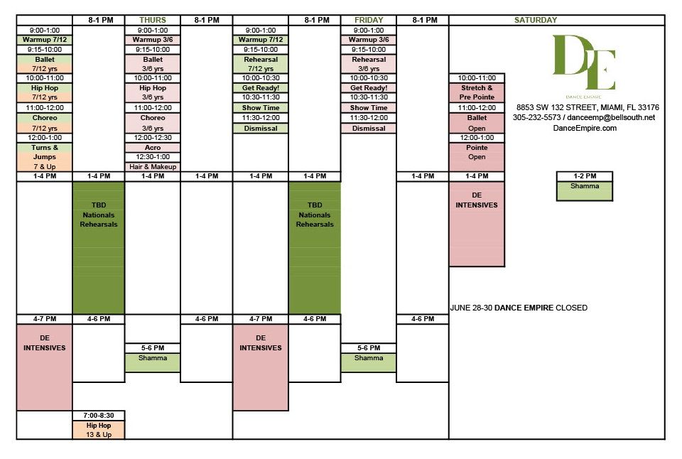 2025 Summer Schedule for recital packet Page 2.jpg