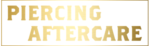 Piercing Aftercare Piercing Aftercare