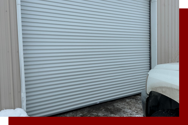 image of a new garage door