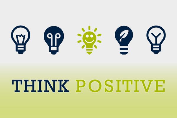 Think positive graphic