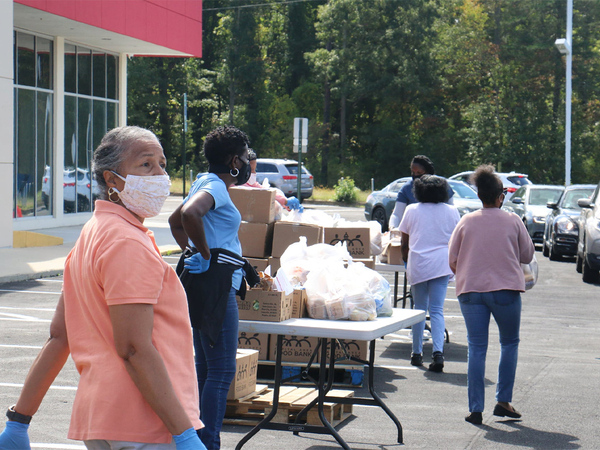 Members of the church serving the community
