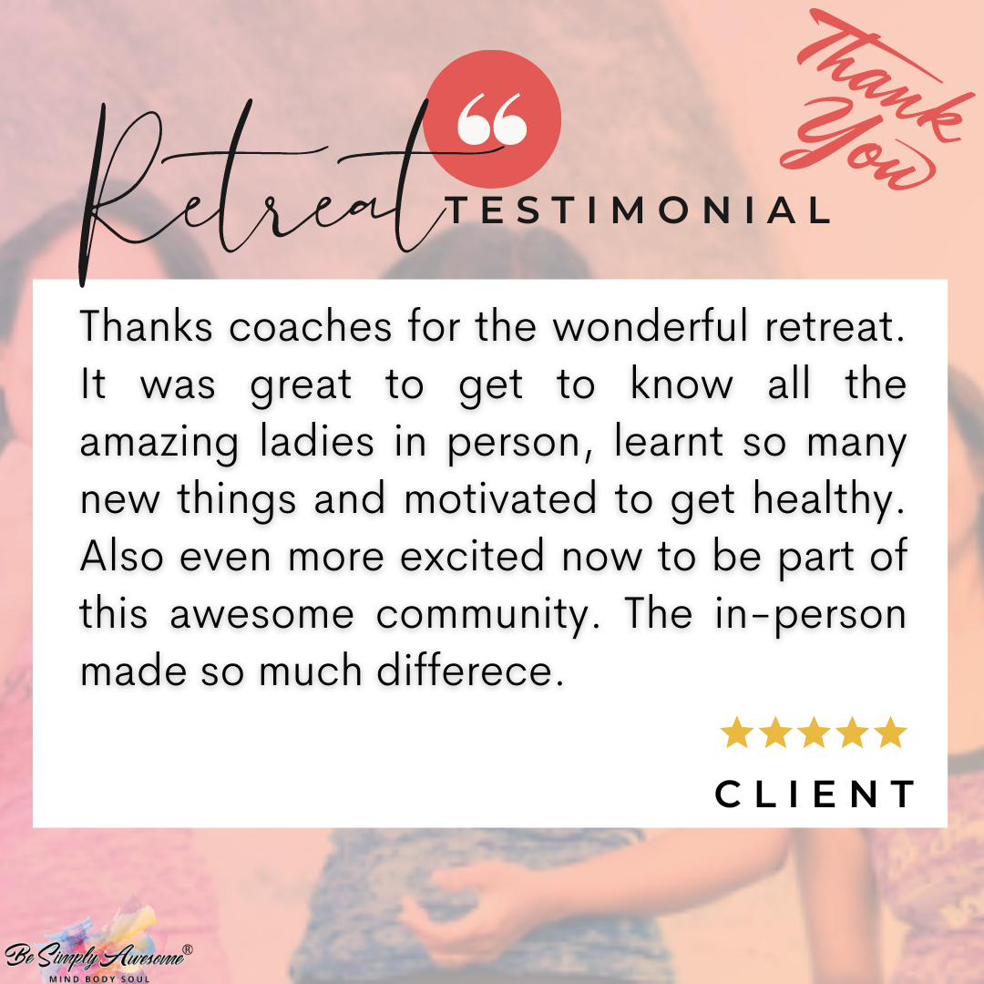 Be Simply Awesome Testimonials