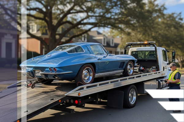 transporting a classic car transporting a classic car