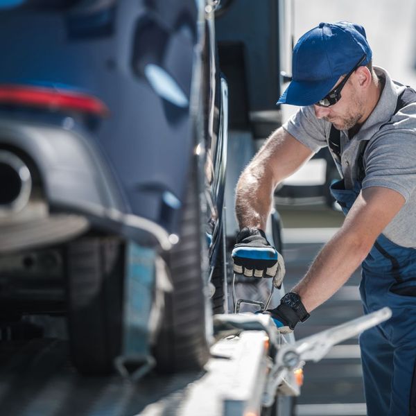 loading tow truck