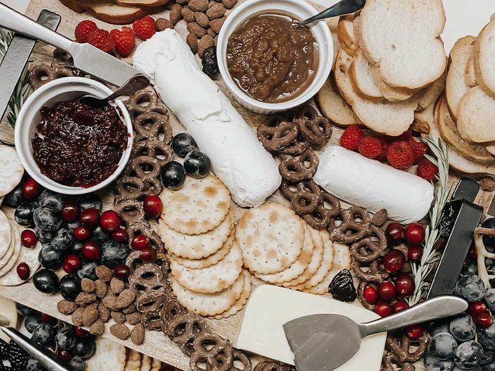 a decorative charcuterie boards