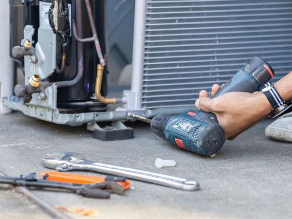 HVAC Tech working