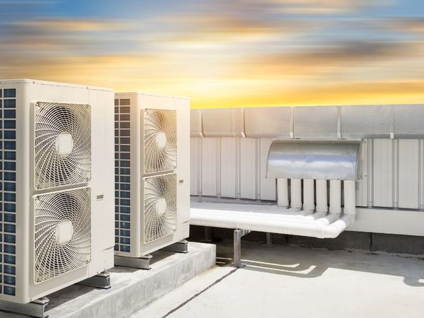 An HVAC unit