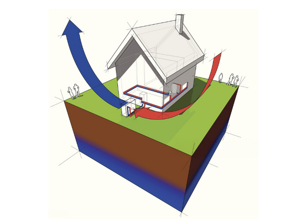 image of a heat pump diagram