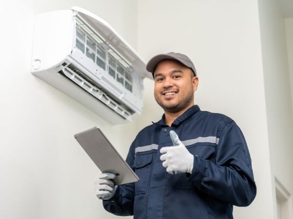 An HVAC Tech
