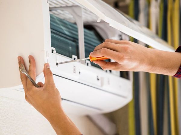AC repair.