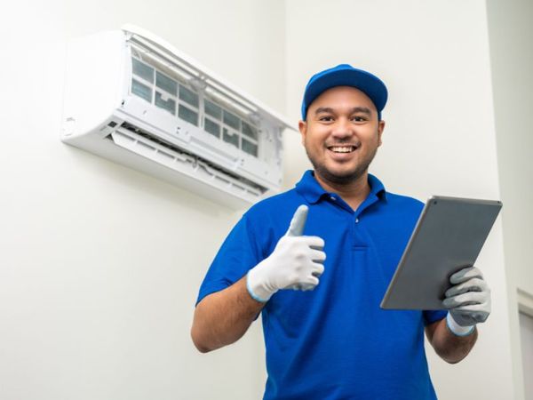 An hvac tech