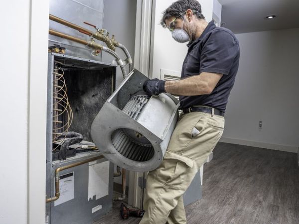 Installing an hvac part