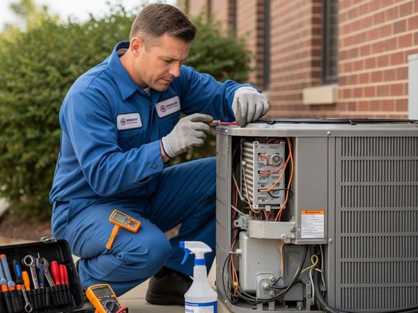 AC repair.