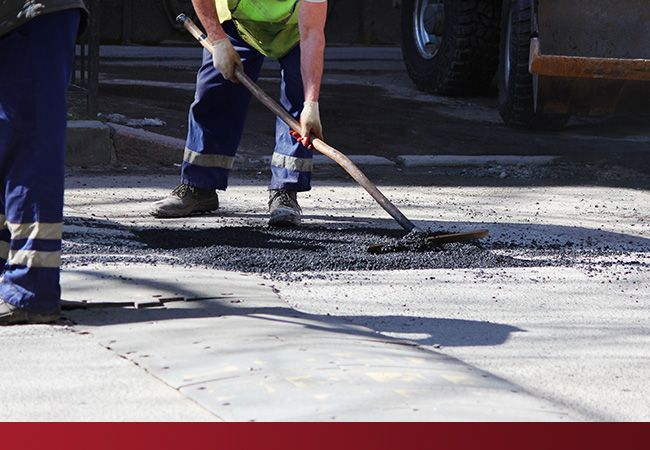 Image of asphalt patching