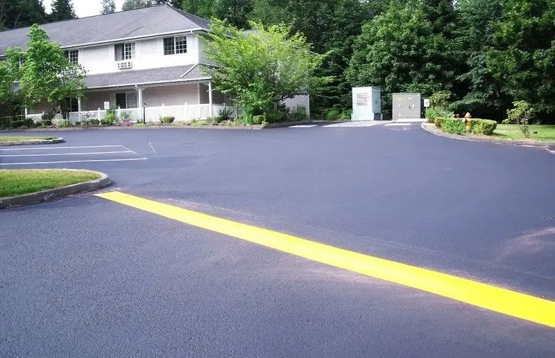 Image of painted line on road