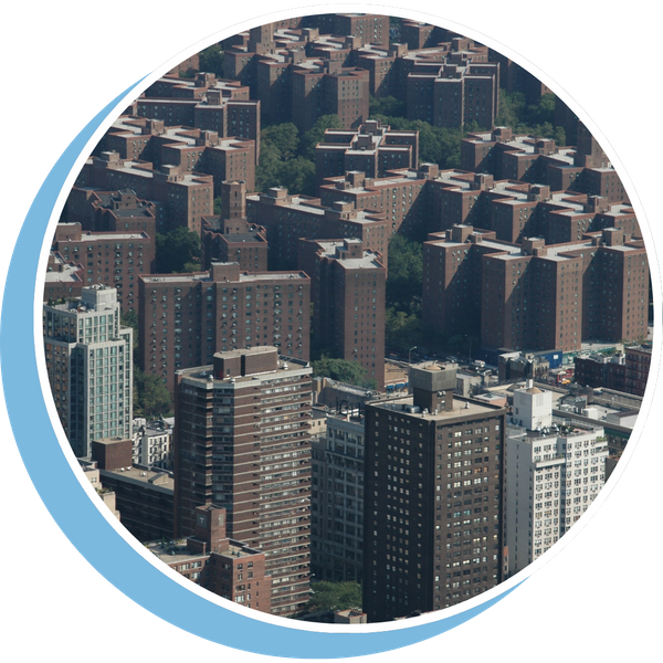 aerial view of the Bronx aerial view of the Bronx
