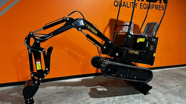 black Kymron excavator 