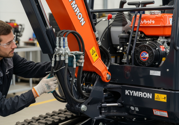 KYMRON Mini Excavator Maintenance