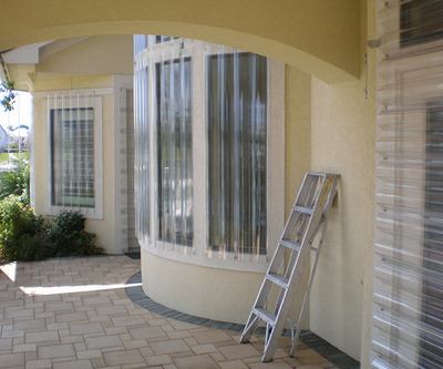 LEXAN hurricane panels are clear and allow sunlight to enter through windows and doors while still offering the protection of steel and aluminum panels. LEXAN Hurricane Panels