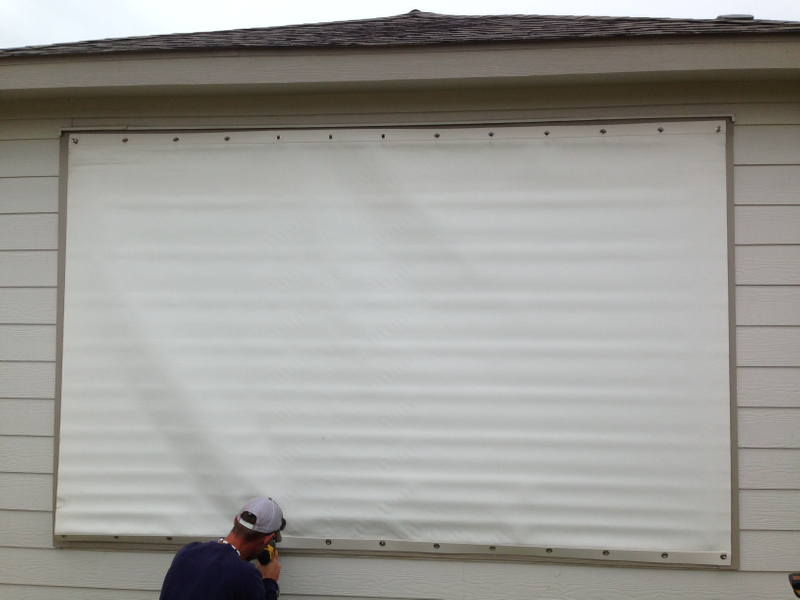 A highly-effective alternative to steel or aluminum hurricane window panels. These fabric panels are translucent, easy to handle, and are tested to block wind, rain, and storm-driven projectiles. Wayne-Dalton Fabric -Shield™ Storm Panels