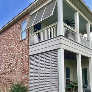 architectural louvers on house