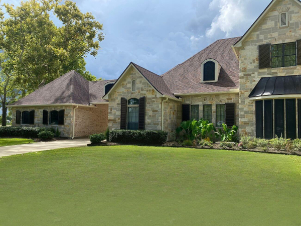 a Houston home with Colonial Shutters installed