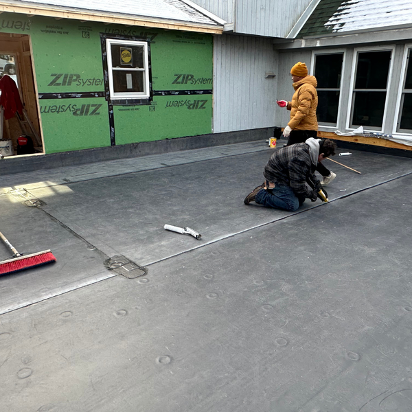 Flat commercial roof