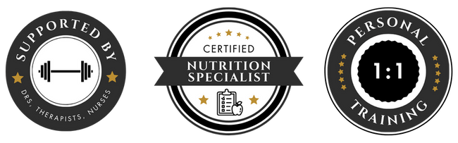 Supported by Drs, Therapists, Nurses | Certified Nutrition Specialist | 1:1 Personal Training