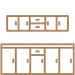 cabinets icon cabinets icon