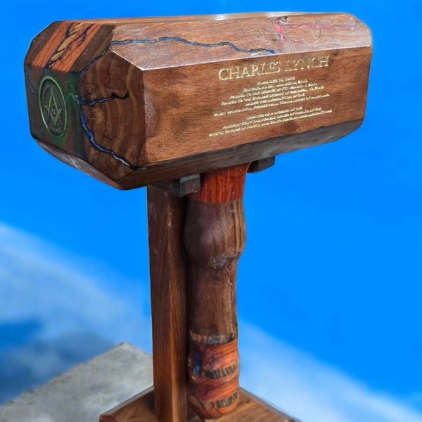 Hammer with engraving